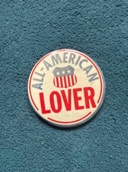 All-American Lover Pinback Button