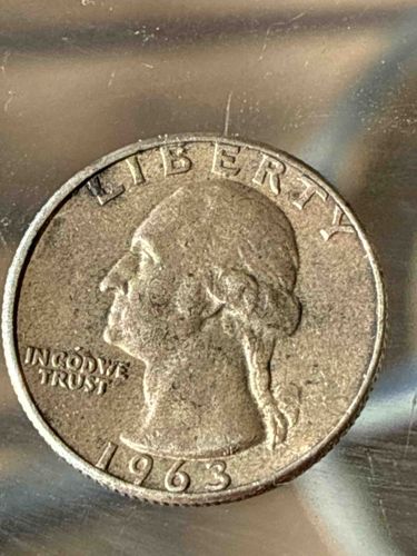 1963 Washington Quarter (Type 1: Silver)