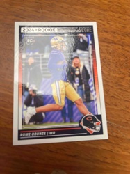 2024 Score Rookie Rome Odunze Football Card