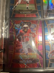 Stefon Diggs Select Prizm Football Trading Card