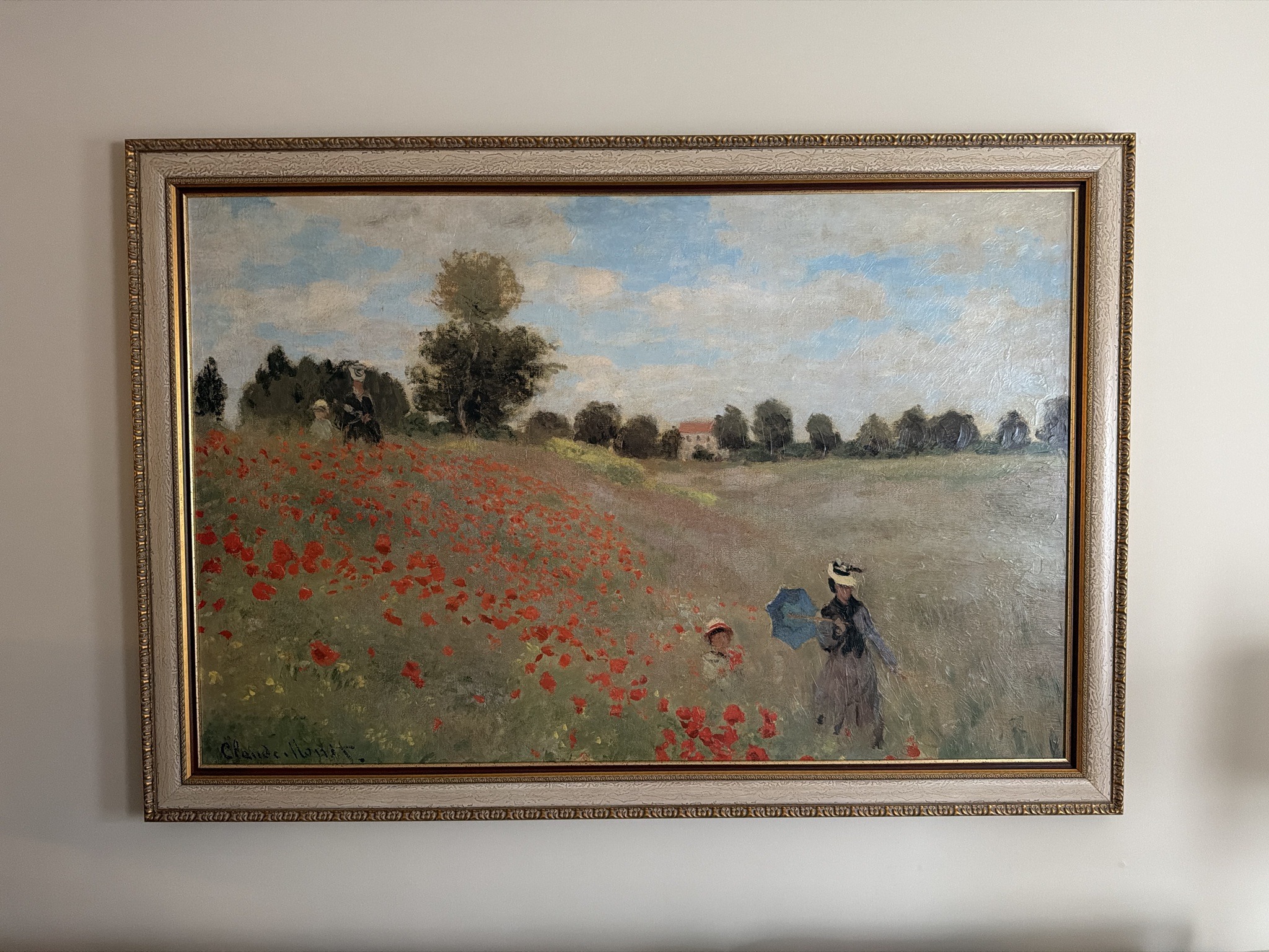 Submitted photo of Oil painting signed 'Claude Monet' (not authenticated)