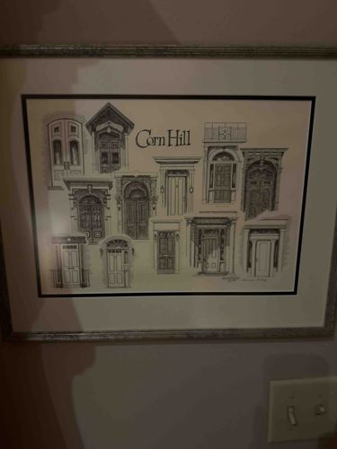 Corn Hill Doors Architectural Study Print