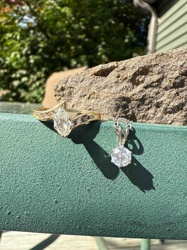 Diamond Ring and Diamond Solitaire Pendant