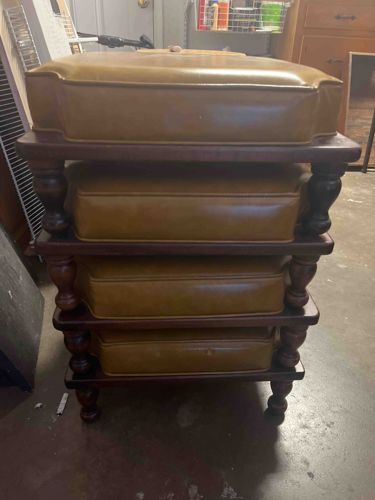Set of Mid-Century Modern Stacking Footstools