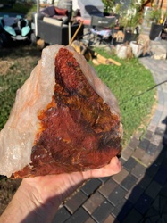 Quartz Specimen with Iron Staining