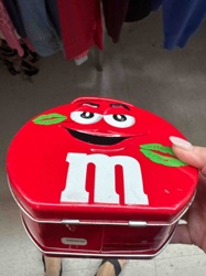 M&M's Red Character Tin Container