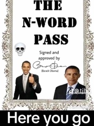 The N-Word Pass (Meme Document)
