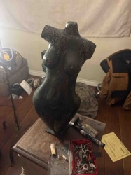Abstract Female Torso Sculpture