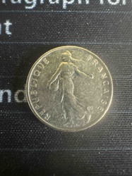 French Franc Coin (Obverse - Marianne)