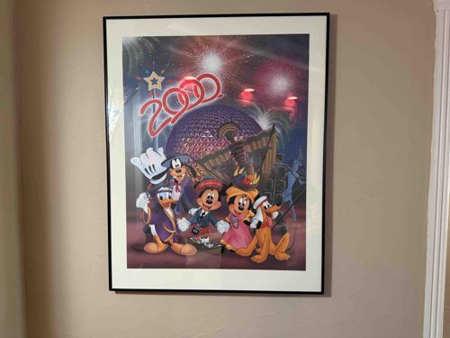 Walt Disney World Millennium Celebration Year 2000 Poster