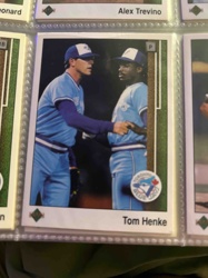 Tom Henke Toronto Blue Jays Baseball Trading Card