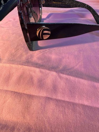 Fendi Oversized Glitter Acetate Sunglasses
