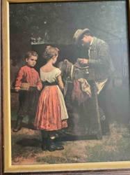 Print of Cobbler with Children