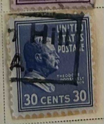Theodore Roosevelt 30 Cents US Postage Stamp
