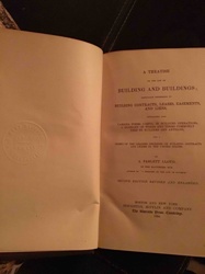 A Treatise on the Law of Building and Buildings by A. Parlett Lloyd, Second Edition (1894)