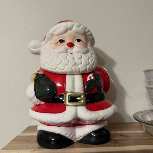 Ceramic Santa Claus Cookie Jar