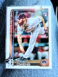 Tyler Owens 2019 Topps Heritage Minor League Baseball Card