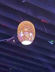 3D Fireworks Effect Glass Pendant Light