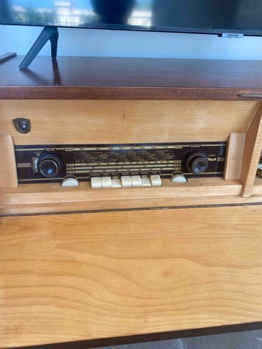 Italian Vega Console Radio
