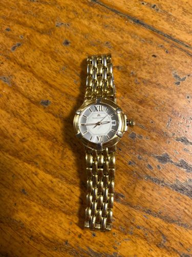 Maurice Lacroix Women's Gold-Tone Roman Numeral Dress Watch