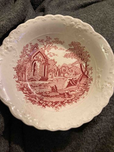 Transferware Ceramic Bowl