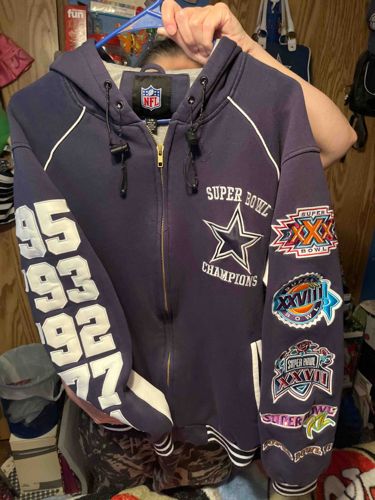 Dallas Cowboys Super Bowl Champions Full-Zip Hoodie