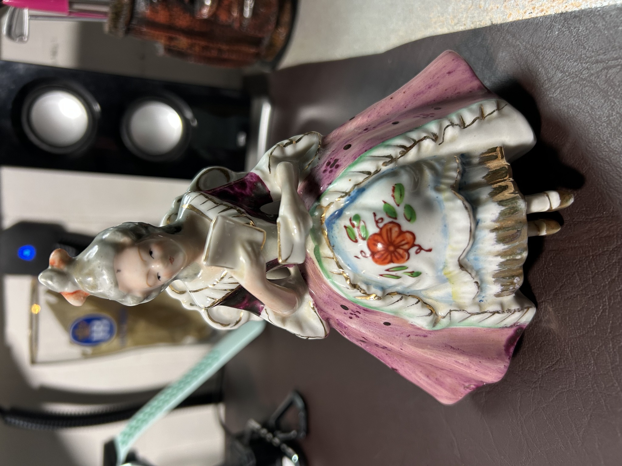 Submitted photo of Hand-painted porcelain lady figurine