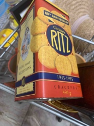 Ritz Crackers 60th Anniversary Commemorative Tin (1935-1995)