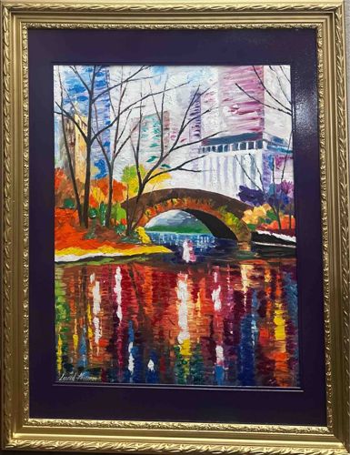 Autumn in Central Park by Leonid Afremov