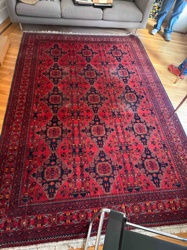 Baluchi Style Hand-Knotted Wool Rug