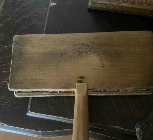 Old Whittemore Patent No. 10 Improved Wool Card