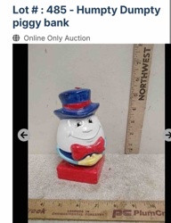 Humpty Dumpty Piggy Bank