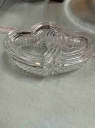 Crystal Double Heart Box