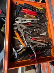 Assorted Pliers and Gripping Tools Drawer