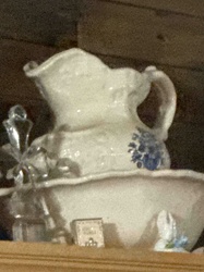 Washbasin and Pitcher Set (Partial)