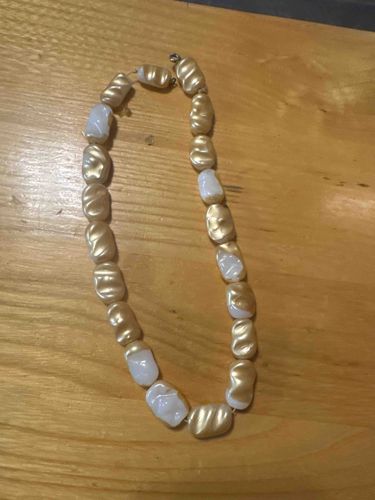 Two-Tone Beaded Necklace