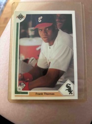 1990 Upper Deck Frank Thomas Rookie Baseball Card