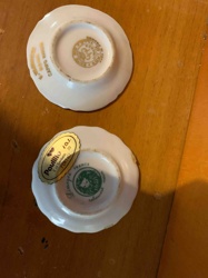 Miniature Porcelain Decorative Plates/Souvenirs