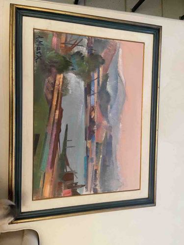 Mid-Century Impressionist Landscape by A. Marx