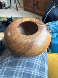 Turned Wood Decorative Bowl/Vase