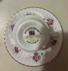 Princess House Exclusive Hammersley Fine Bone China Teacup and Saucer