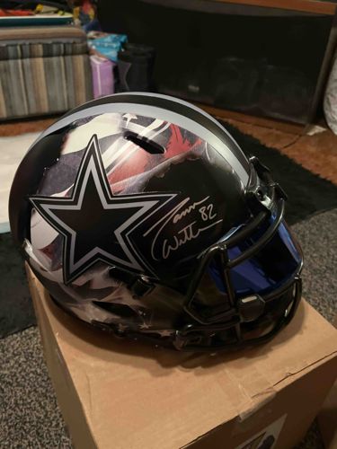 Jason Witten Signed Dallas Cowboys Custom 'Salutes to Service' Concept Helmet