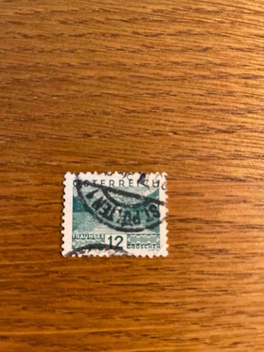 Austrian Postage Stamp with St. Pölten Cancellation