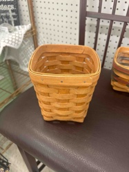 Woven Wood Basket (Square)