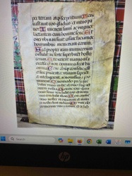 Late Medieval Latin Manuscript Leaf (Psalter Fragment)
