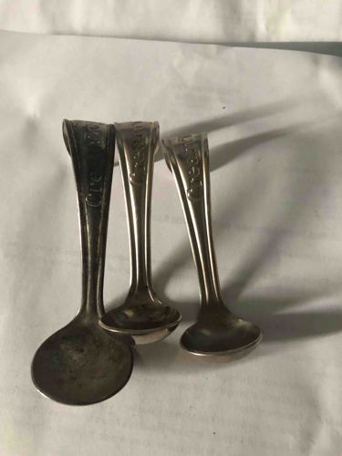Set of Three "Cream" Spoons