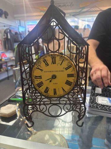 Old World Clock Works Paris Decorative Table Clock