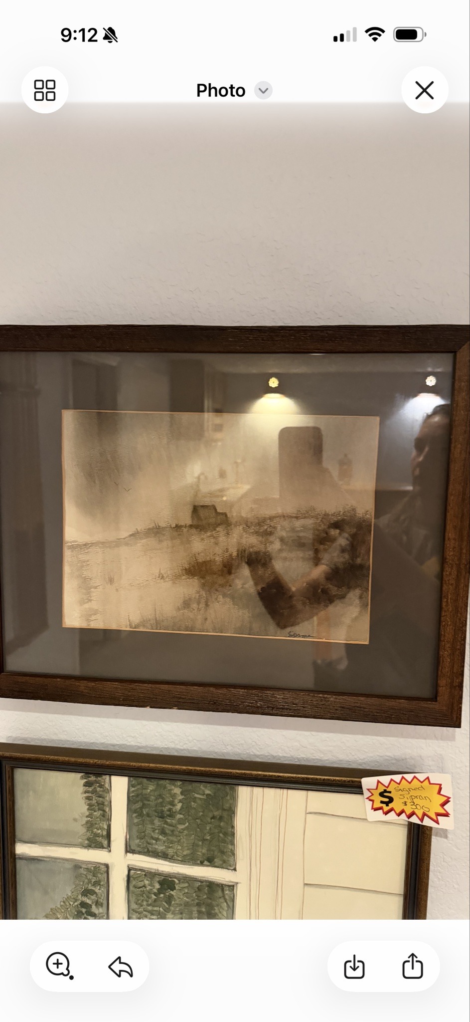 Submitted photo of Watercolor landscape signed 'Sipran'