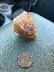 Rough Citrine or Heat-Treated Amethyst Crystal Cluster