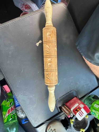 Carved Wooden Rolling Pin